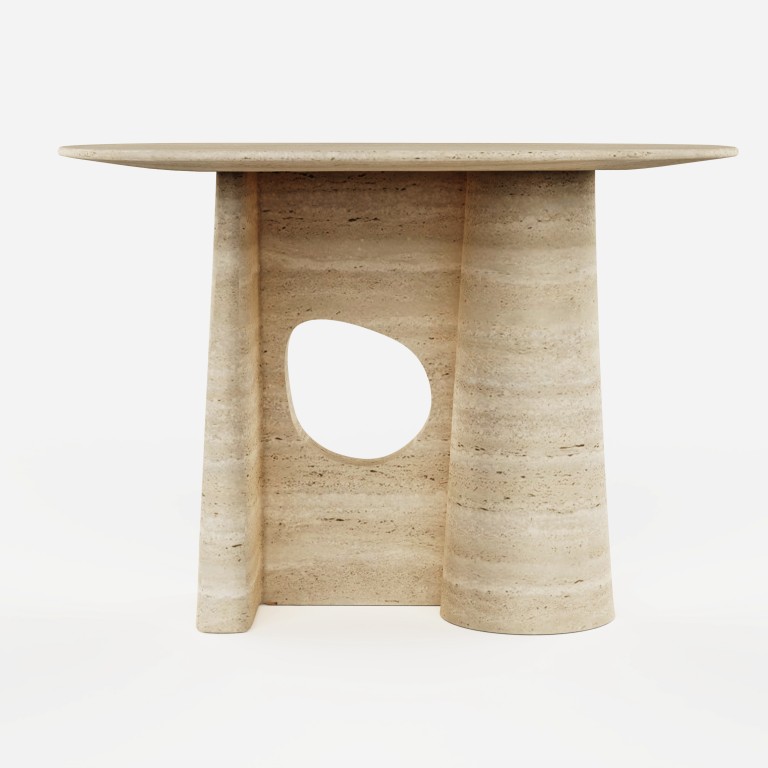  - Shell - Console (Travertin)
